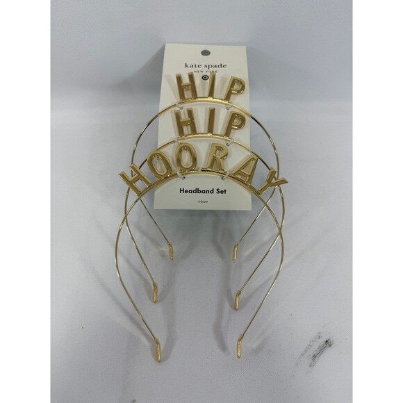 Kate Spade X Target Hip Hip Hooray Party Headbands NEW - Picture 1 of 3